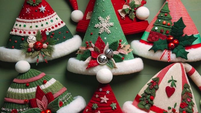 Nón Noel sáng tạo